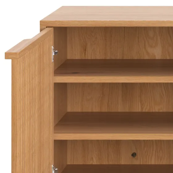 Buffet chêne massif design portes battantes collection CONTI