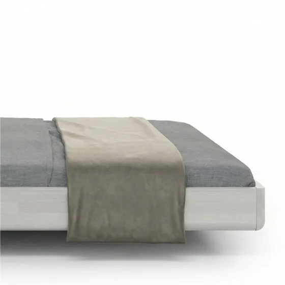 Lit en bois blanchi design collection MOOD