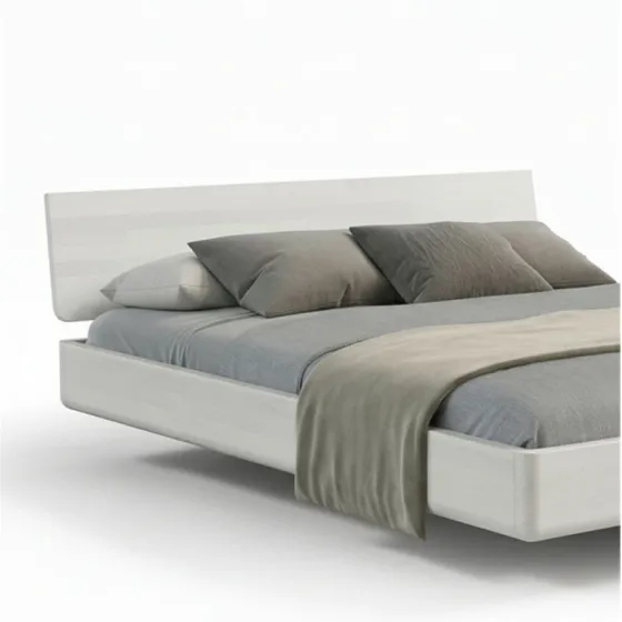 Lit en bois blanc design collection MOOD