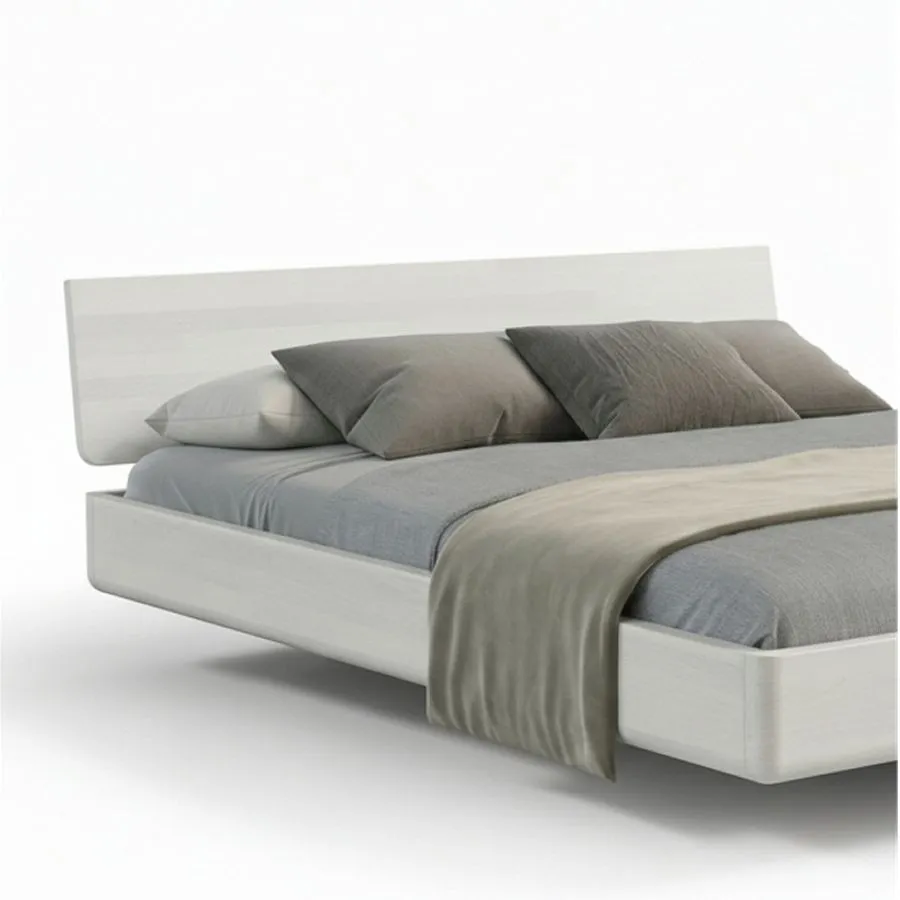 Lit en bois blanc design collection MOOD