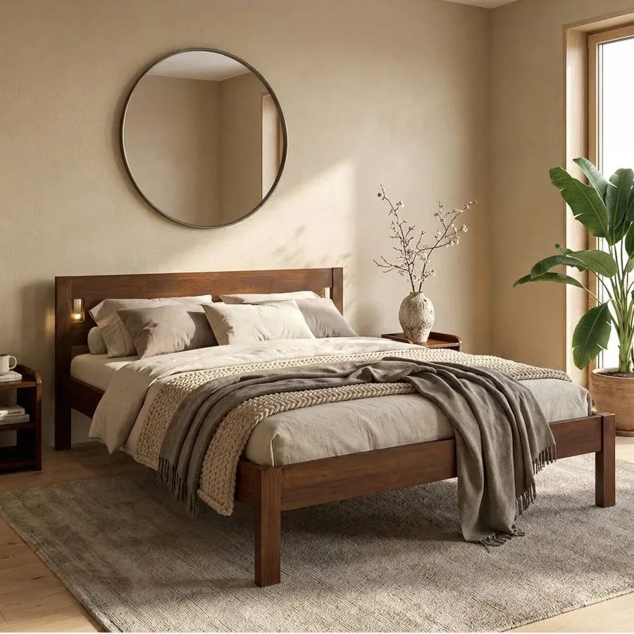 Lit pin massif 140x200 collection Niko