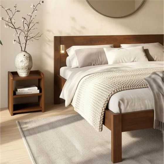 Lit complet pin massif collection Niko