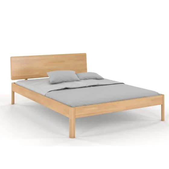 Lit bois naturel 140x200 collection Ambre