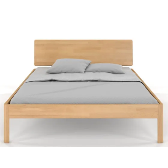 Lit bois naturel 140x200 collection Ambre