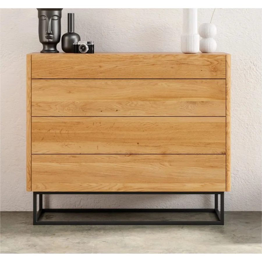 Commode bois clair design scandinave Mill