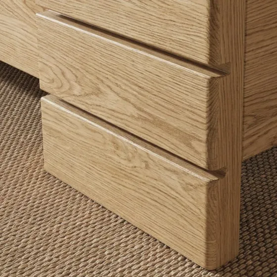 Pieds du lit chêne massif naturel collection INDIGO