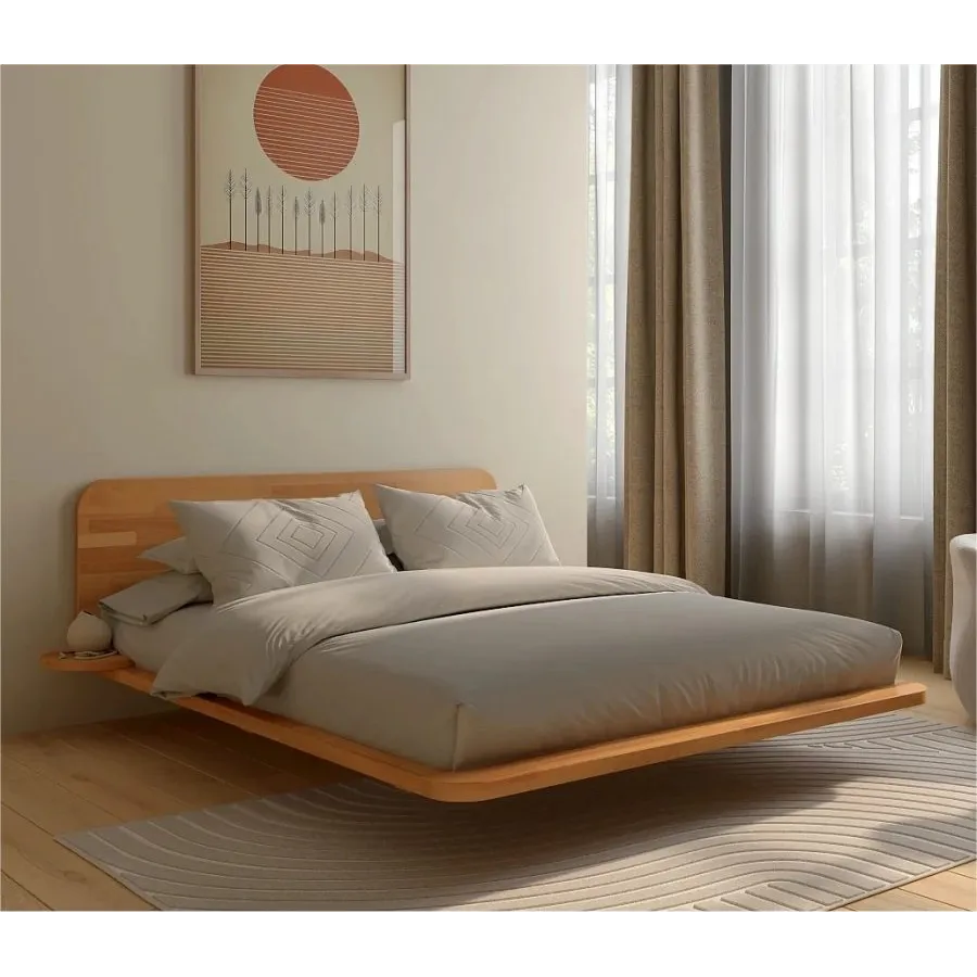 Lit en bois massif design collection Kobe