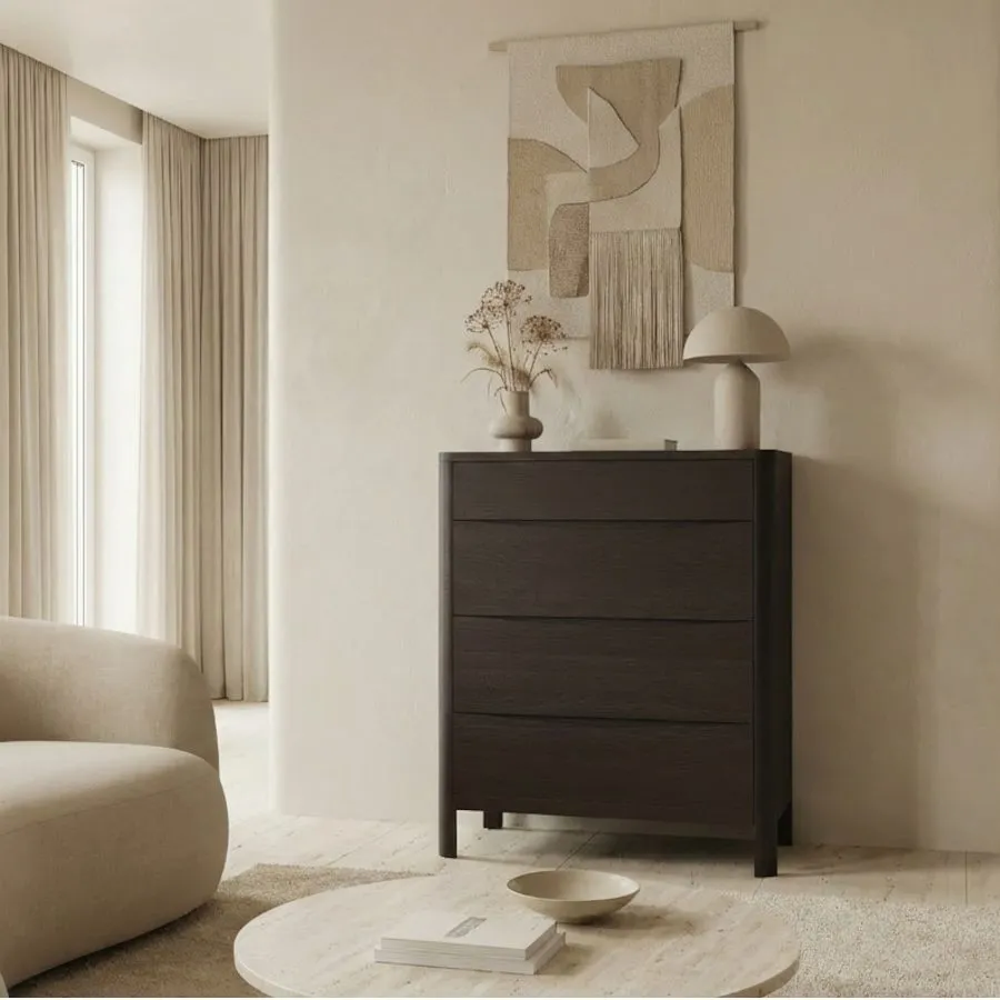 Commode bois finition noyer  collection MOOD