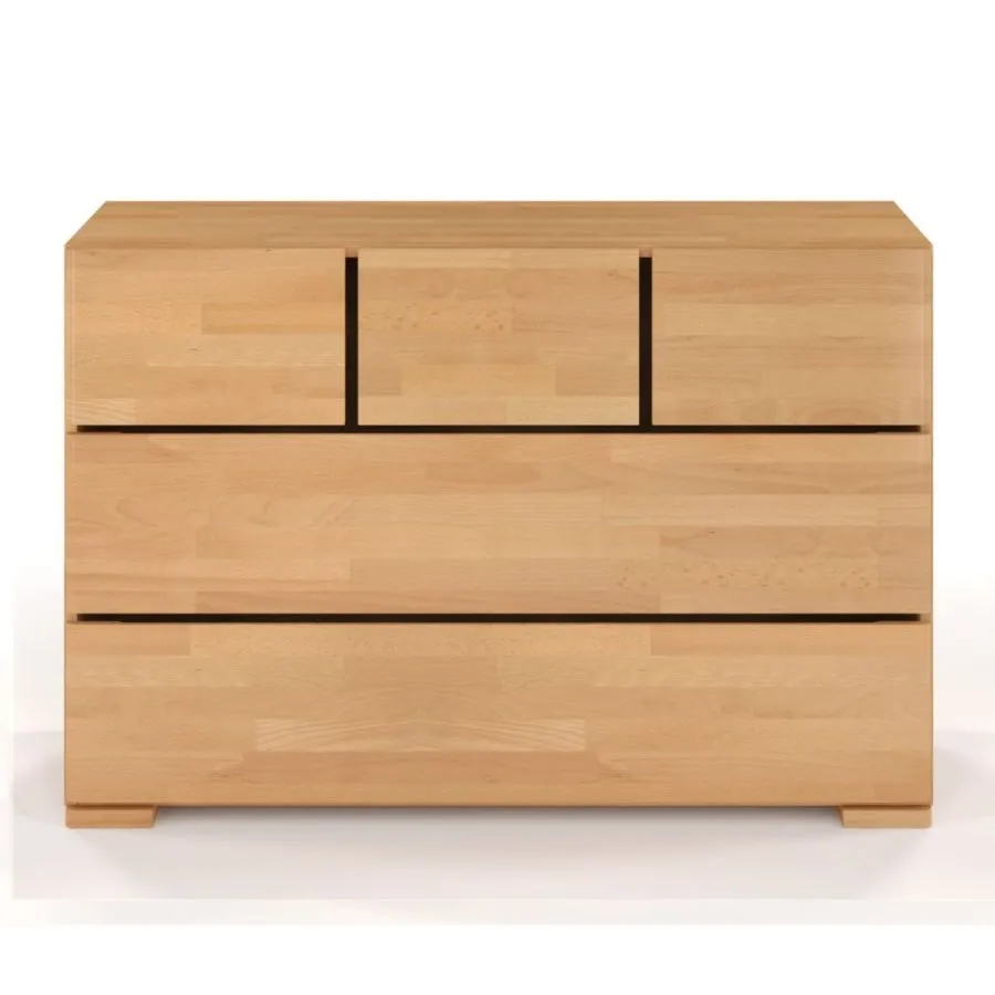 commodes bois 5 tiroirs collection MODERNA