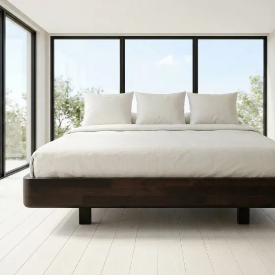 Cadre de lit 180x200 bois collection MOOD