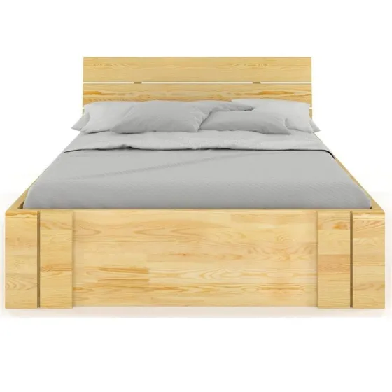 Lit en bois 180x200 avec rangement collection MODENA