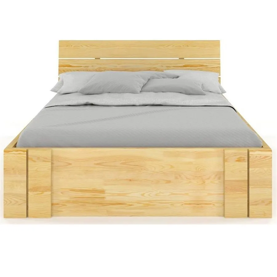 Lit en bois 180x200 avec rangement collection MODENA