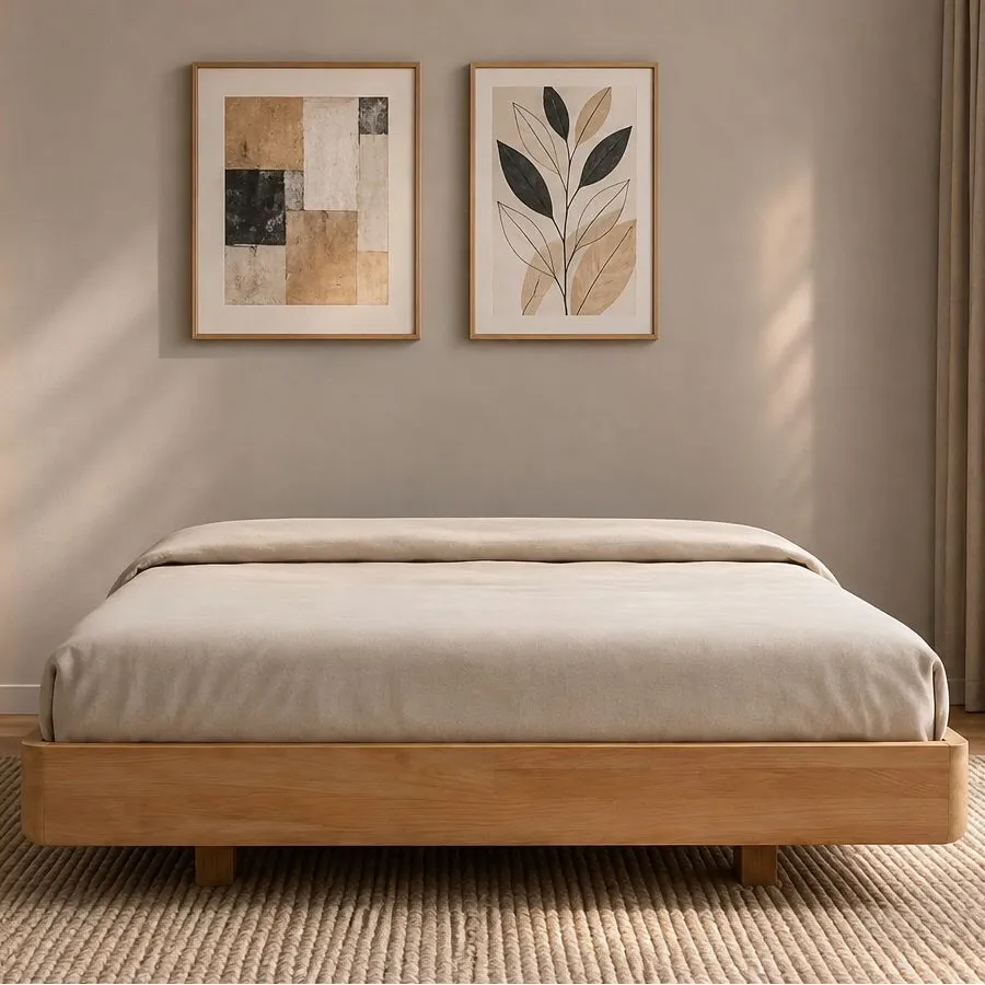 Cadre de lit en  bois 180x200 collection MOOD