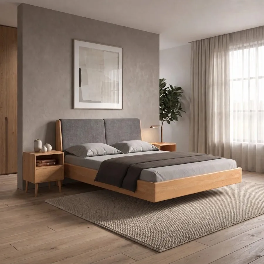 Lit design bois flottant collection MONOKO