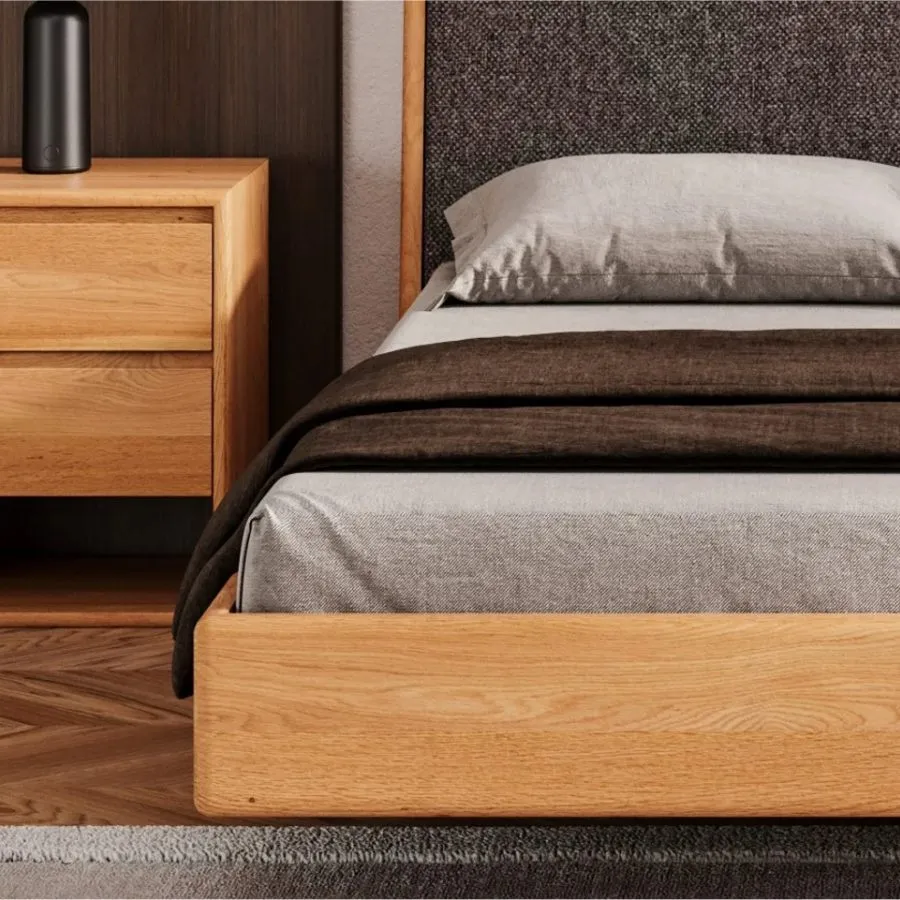 Lit 180x200 design bois flottant collection MONOKO