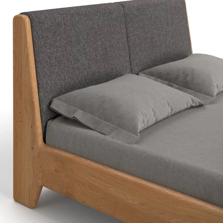Lit bois flottant avec tissu collection MONOKO