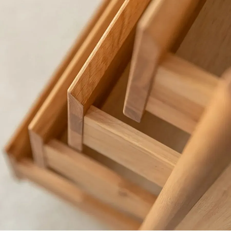 Commode Bois Massif  4 Tiroirs KUMO – Chêne Massif