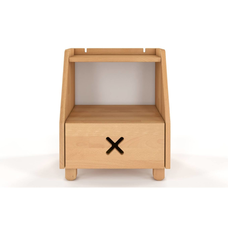 Table de chevet en bois 1 tiroir design scandinave collection NIKO