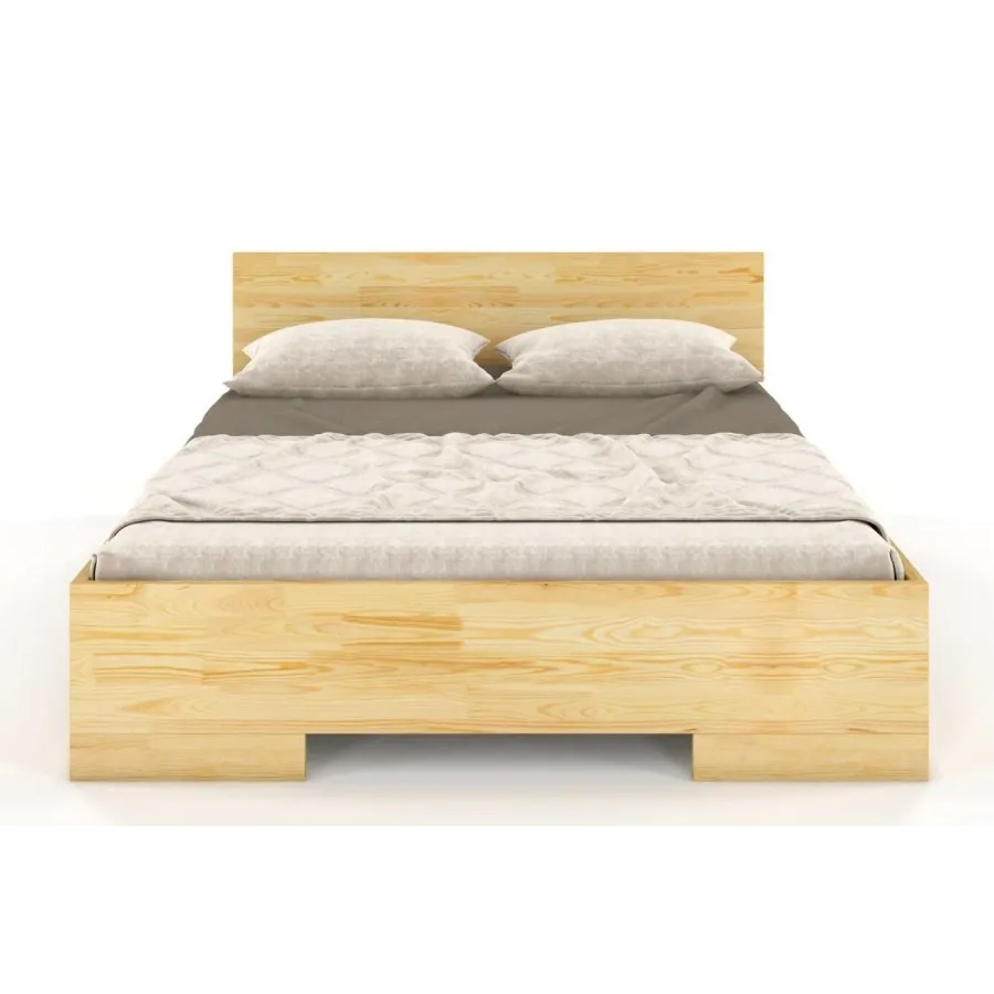 Lit en pin finition naturelle collection ZENNO
