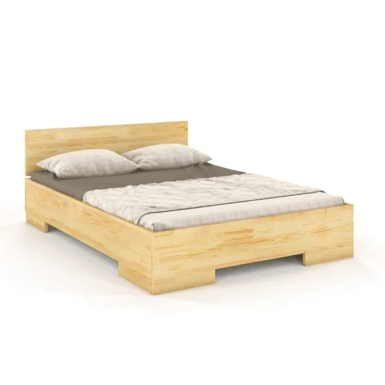 Lit pin massif bois brut naturel ZENNO