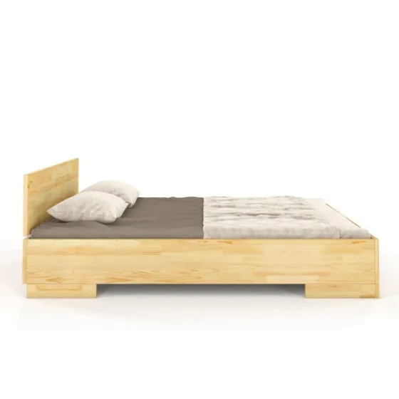 Lit pin massif bois brut naturel ZENNO