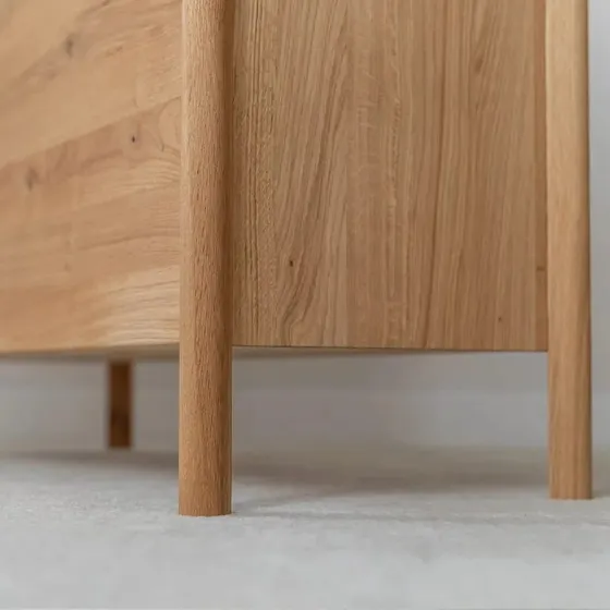 Meuble chaussure en bois chêne massif KUMO | Naturel, Marron