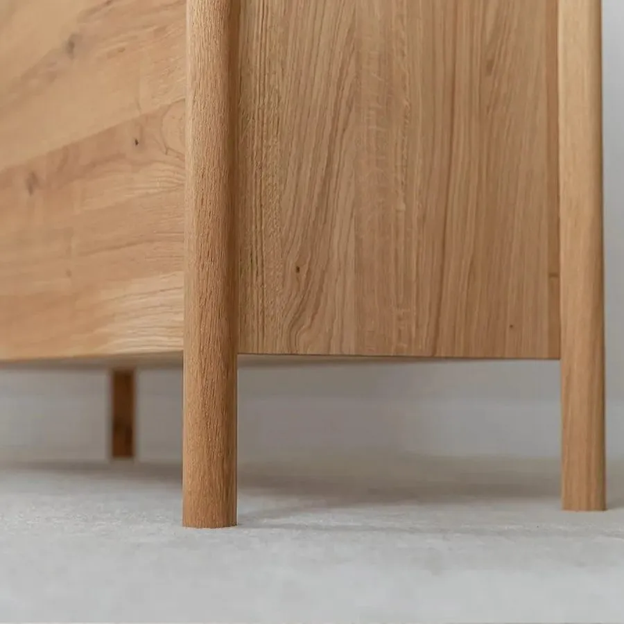 Meuble chaussure en bois chêne massif KUMO | Naturel, Marron