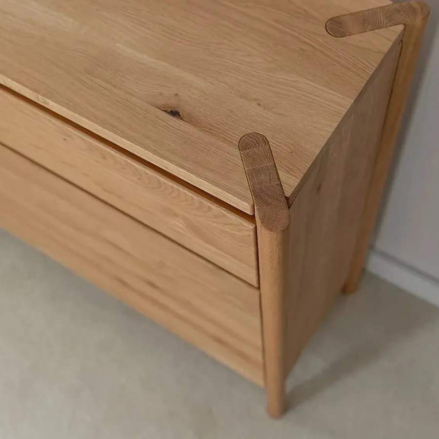 Meuble chaussure en bois chêne massif KUMO | Naturel, Marron