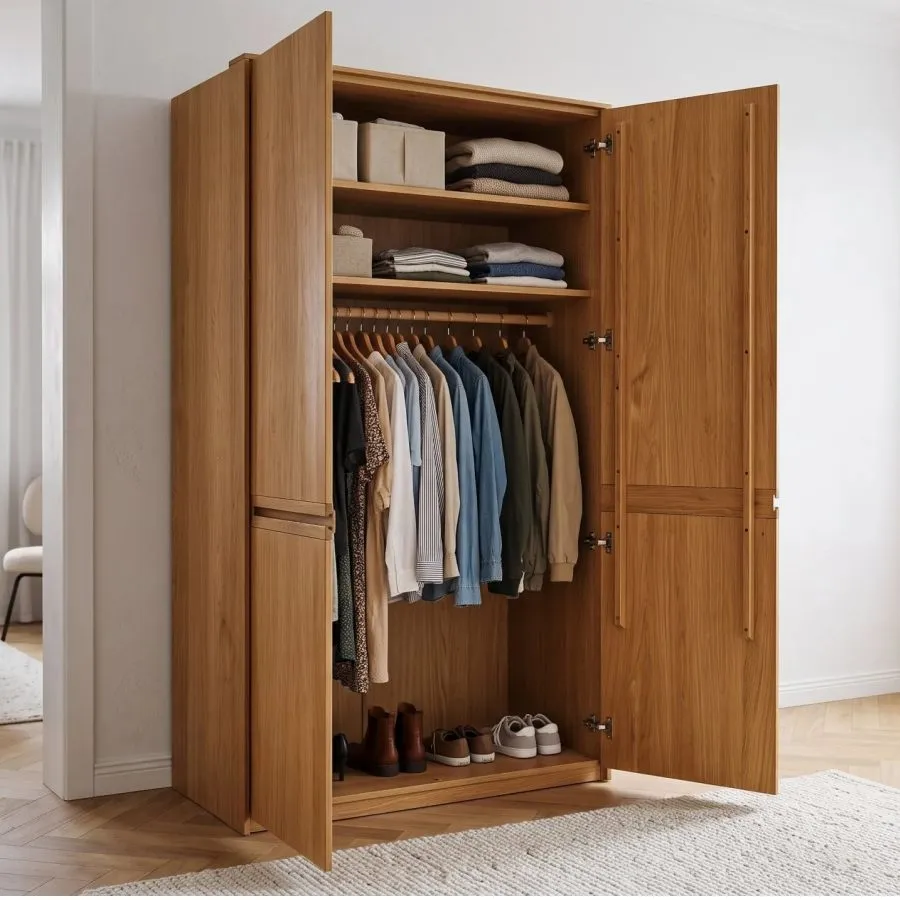 armoire dressing bois avec espace de rangement collection VOLA