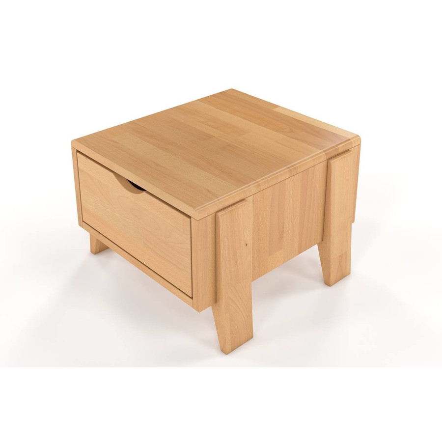 Table de nuit en bois naturel 1 tiroir collection MOVE
