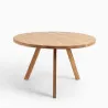 Table ronde en bois
