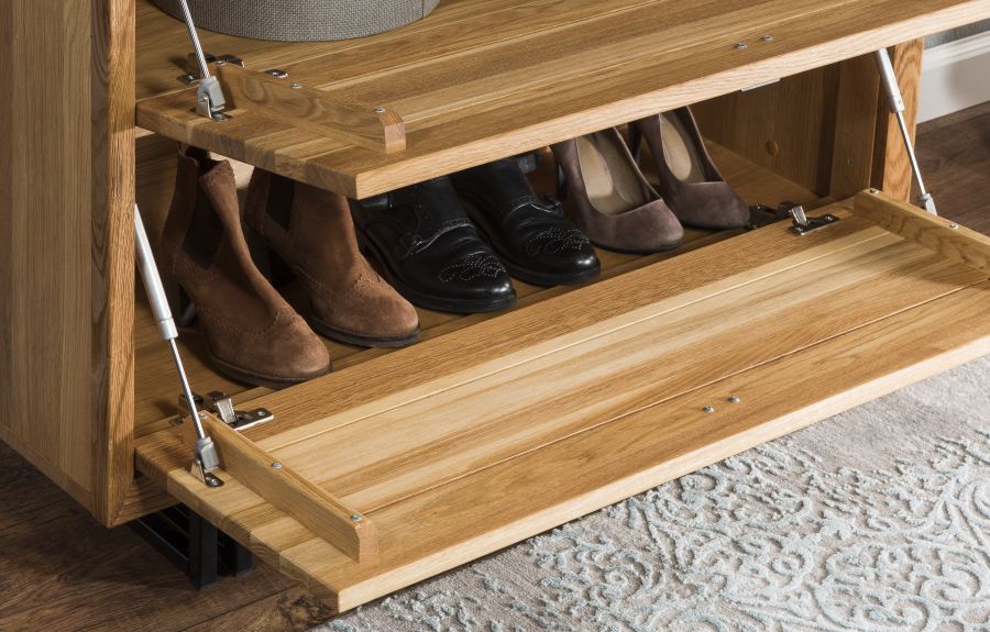 meubles de rangement en bois massif