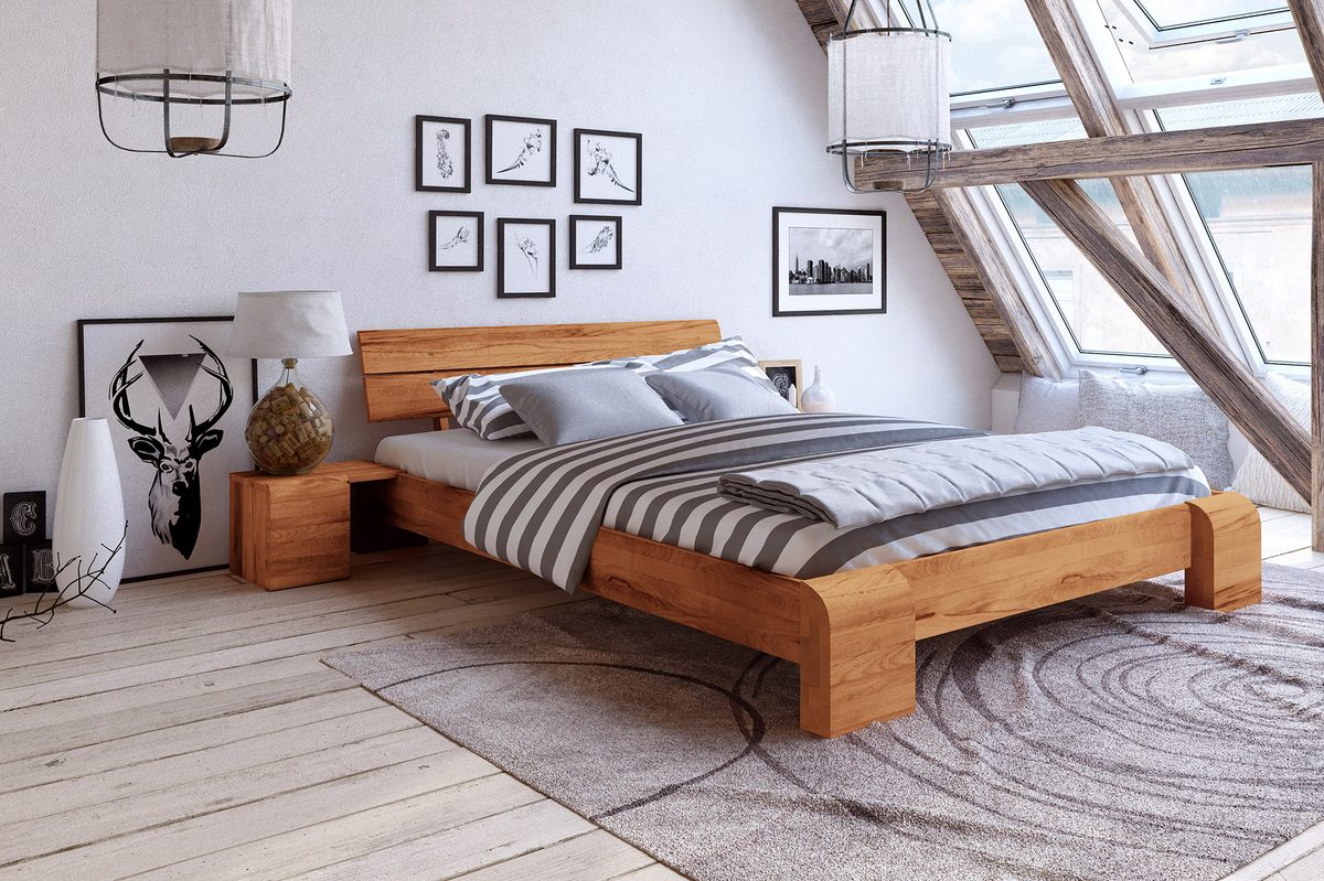 Meubles de chambre en bois naturel pour un lieu de bien-être et de repos
